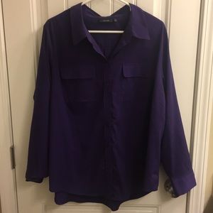 Purple Button Up